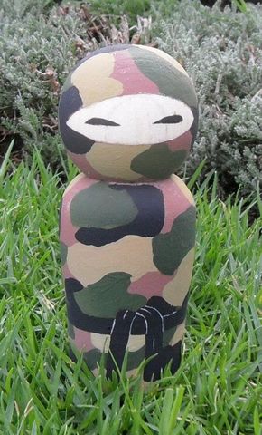 Kokeshi Ninja Camuflajeado $180.00 MX