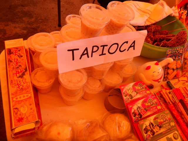 Tapioca y manjyu de Manjyu no Eki